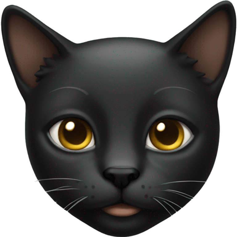 Black roman skin cat emoji