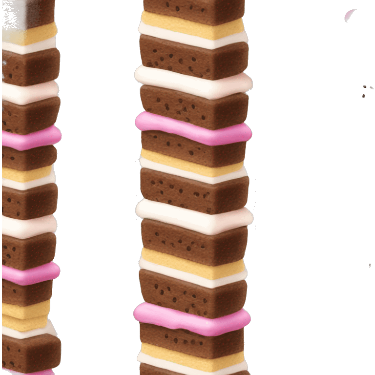 Neapolitan ice cream sandwich  emoji