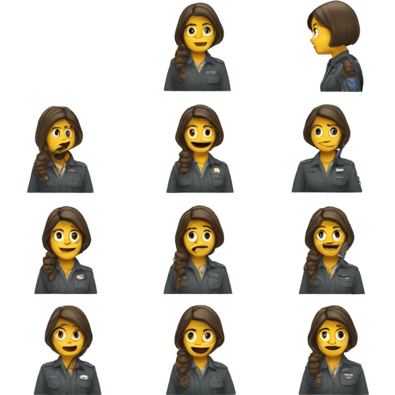 roger-that walkie-talkie female emoji