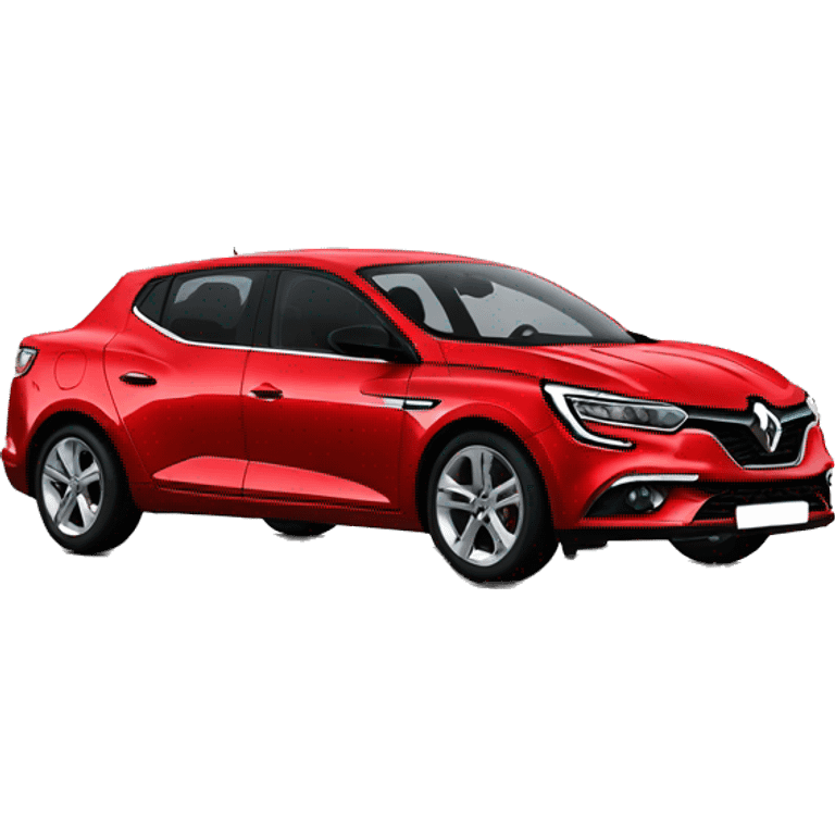 Renault megane 2nd gen sedan red emoji