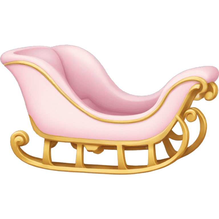 light pink sleigh emoji