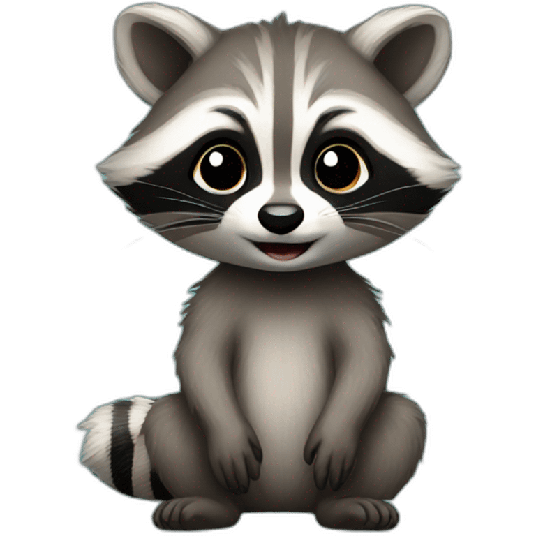 baby raccoon emoji