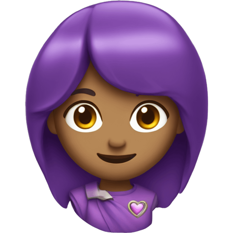 Lilian purple heart emoji