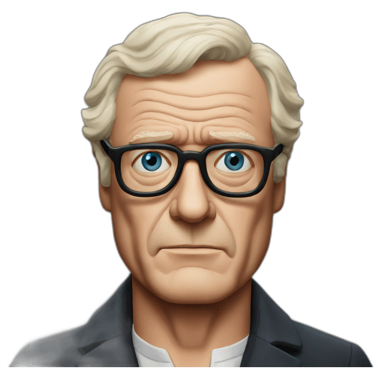 Michael Caine serious emoji