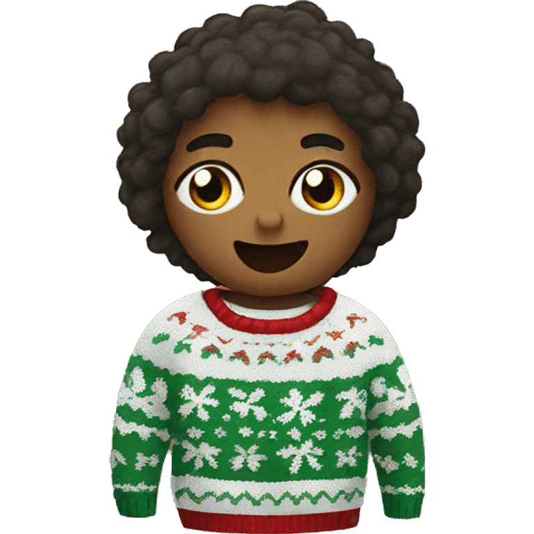 Christmas sweater emoji