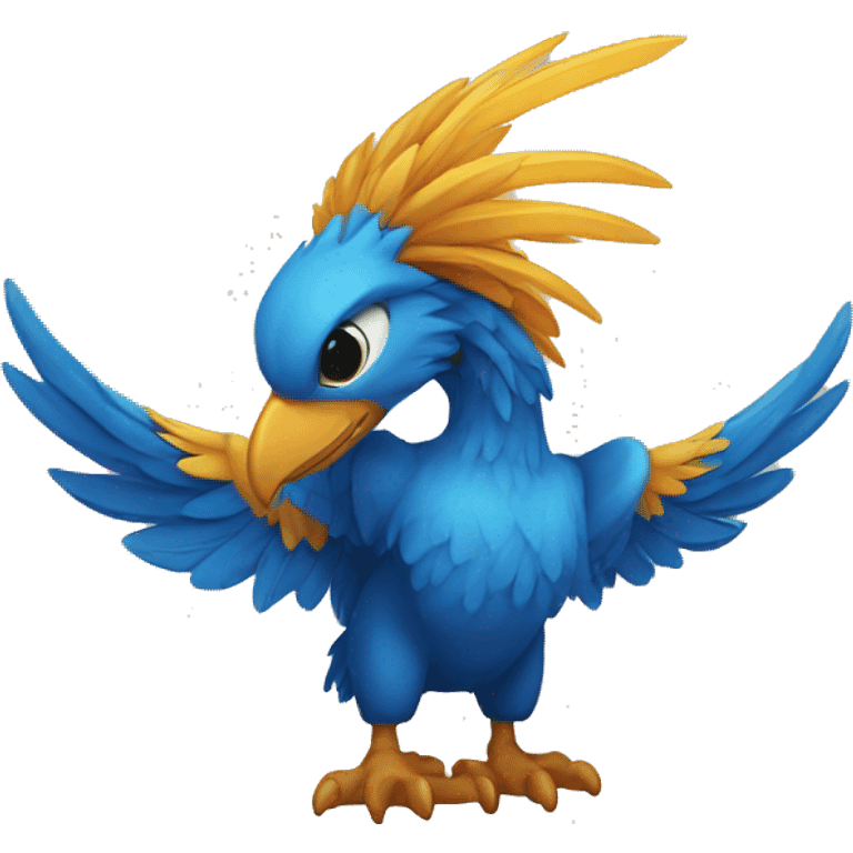 Fenix azul emoji