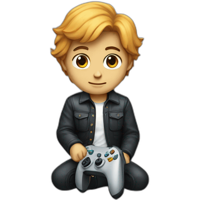 Leon with a controller emoji