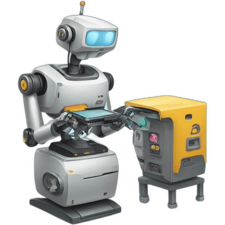 sticker maker robot emoji