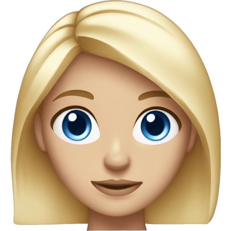 skin care, blonde girl with Blue Eyes and Muscles, half body sight emoji