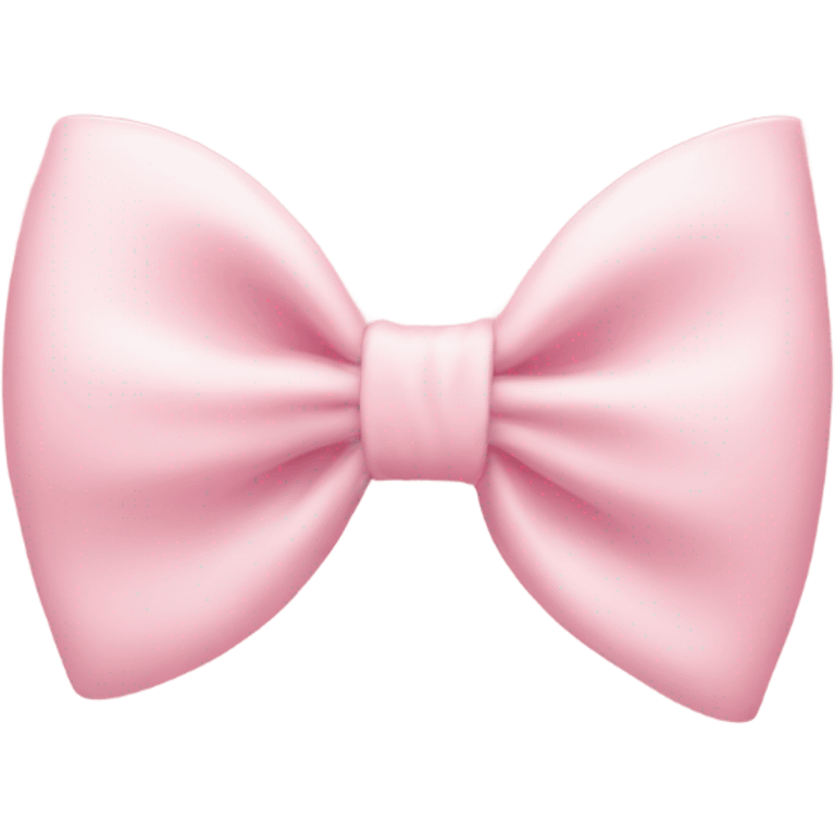 light pink bow on light pink bow emoji