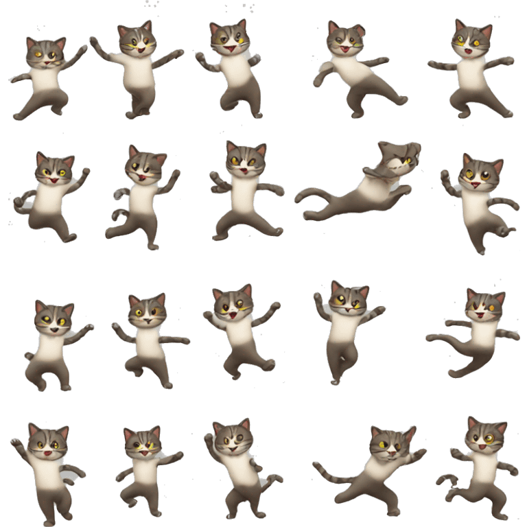 cat dancing emoji