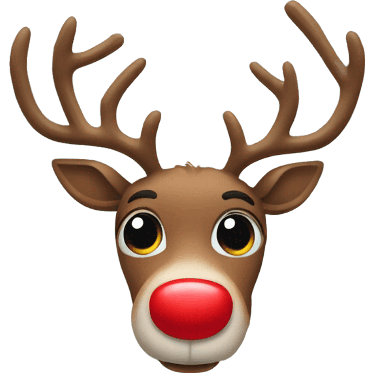 Red Nosed Reindeer emoji