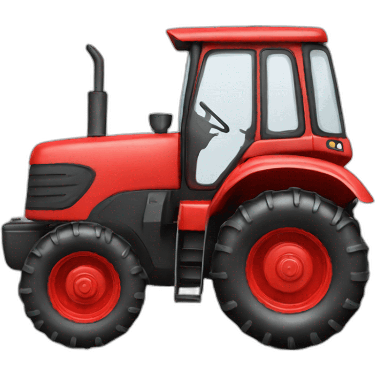 red tractor emoji