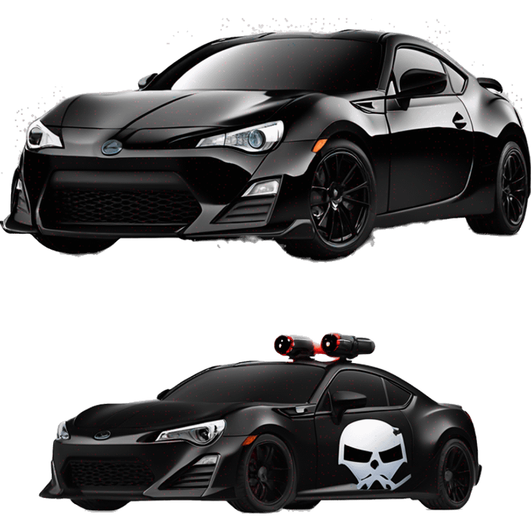 Darth Vader Batman and First Order Jet Trooper themed Scion FR-S  emoji