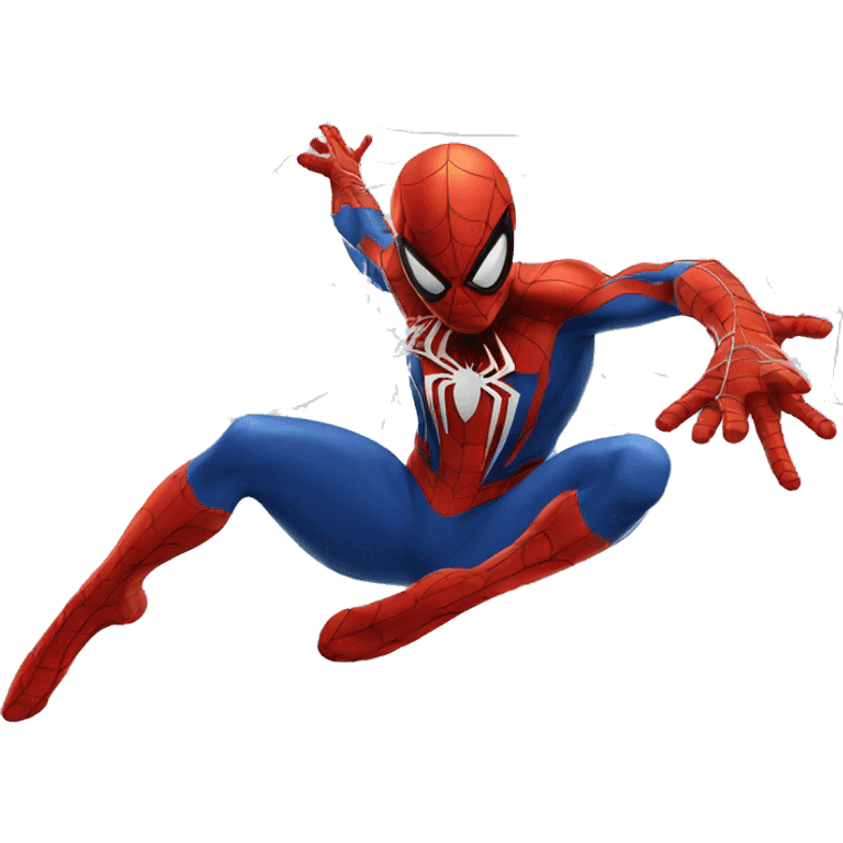 Spiderman shooting web  emoji