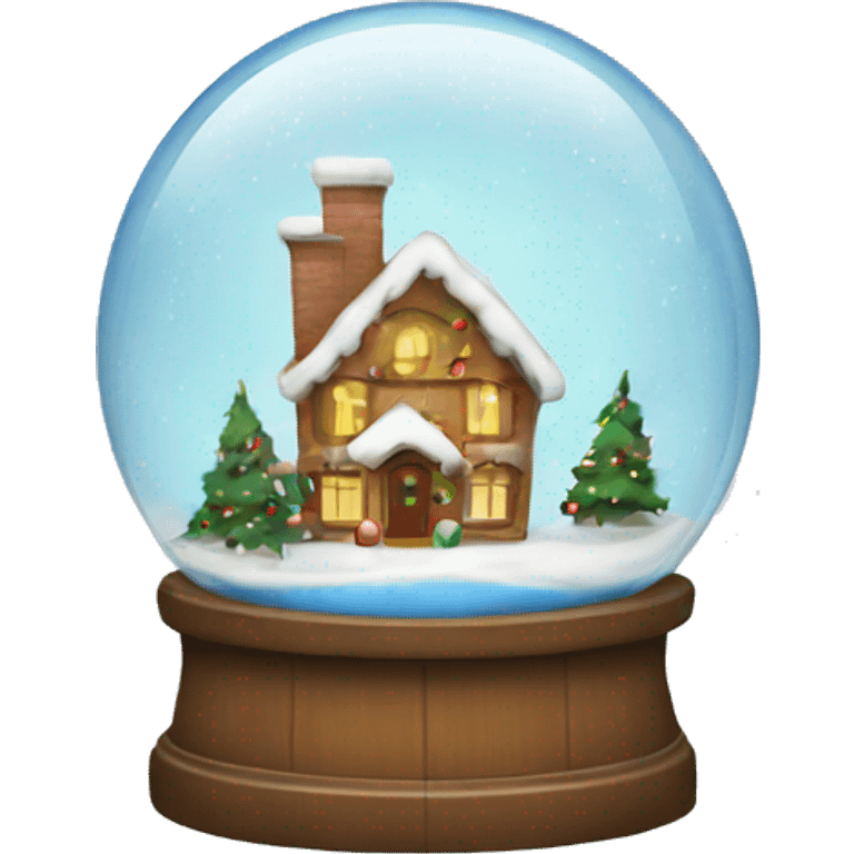 Christmas waterglobe emoji