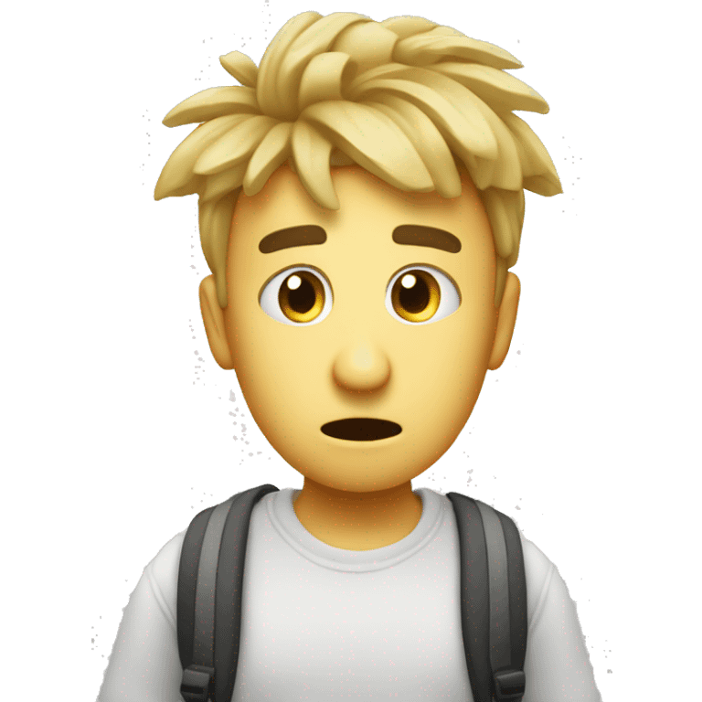 Confused Student with paragraph Symbols (§)  flying around their Head  emoji