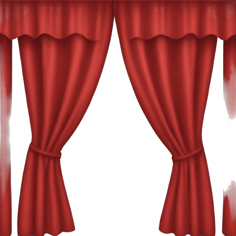 red curtain emoji