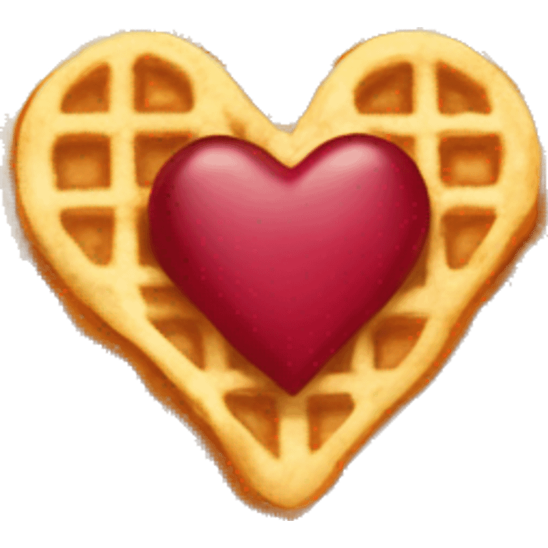 waffle heart emoji