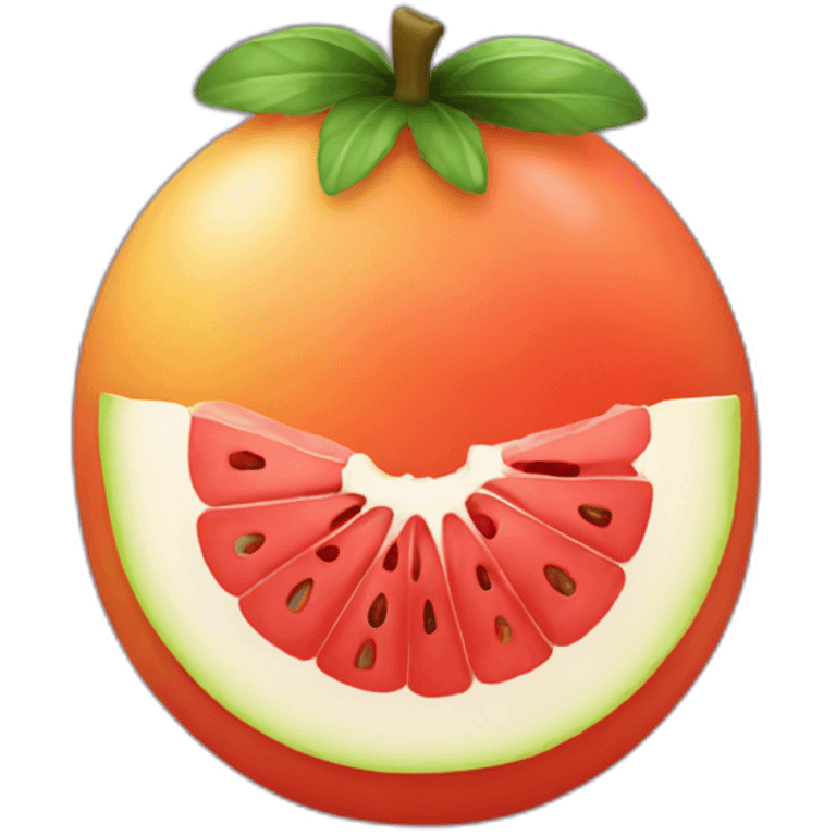 Pastèque fruit emoji