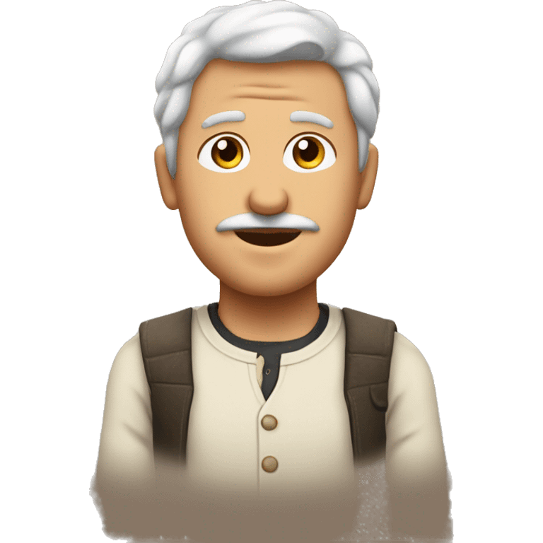 hombre con ovejas emoji