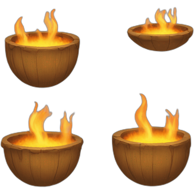 Dieu du feu emoji