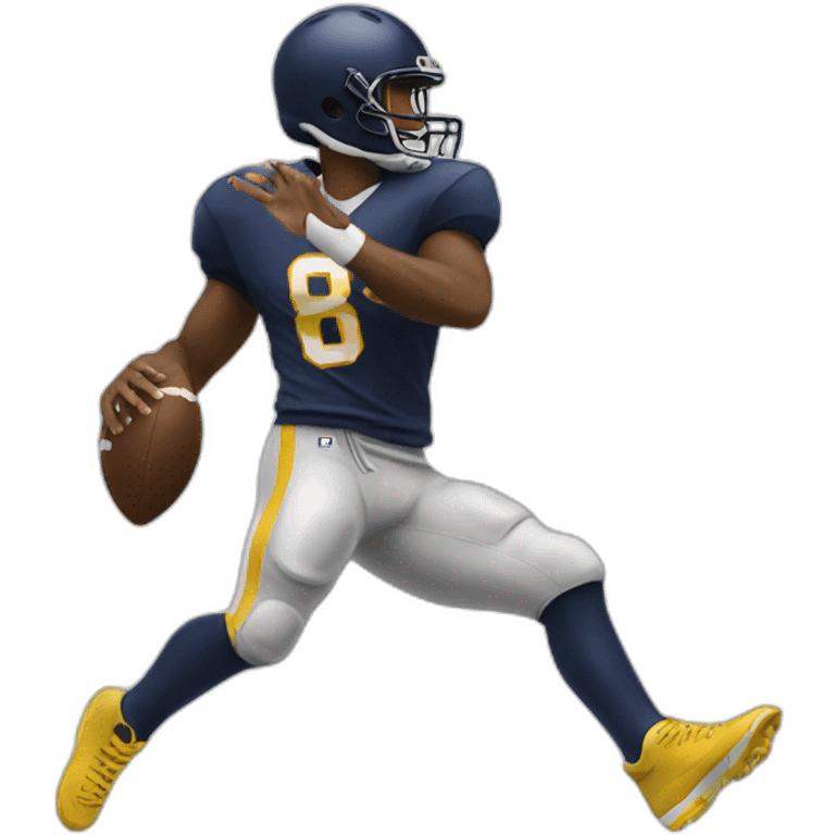 football player throwing ball emoji