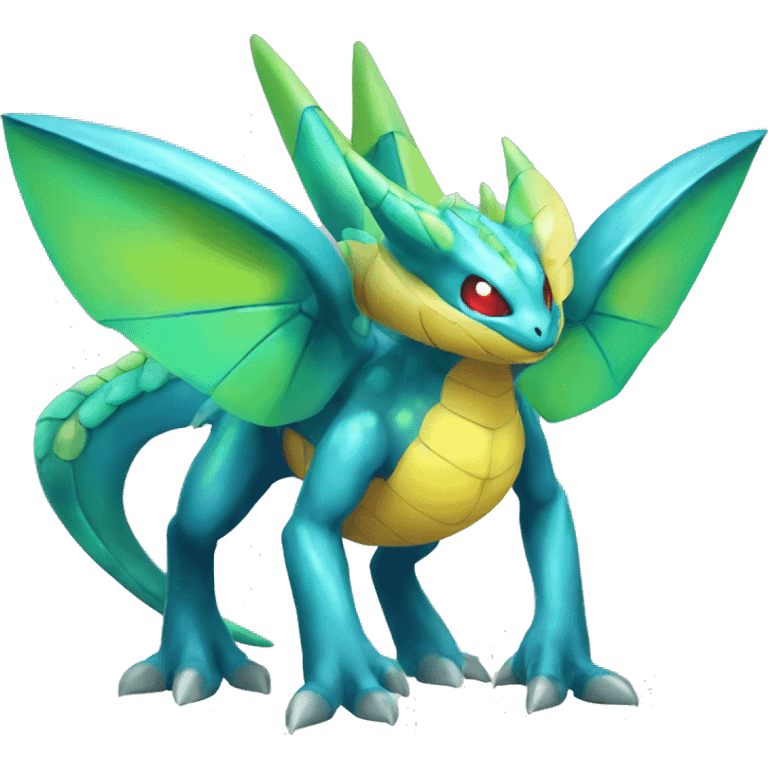 Shiny Colorful Heracross-Vikavolt-Dragon-Pokémon Full Body emoji