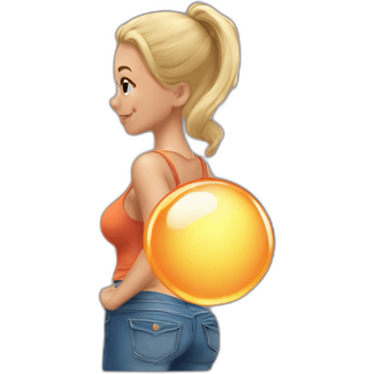 bubble butt emoji