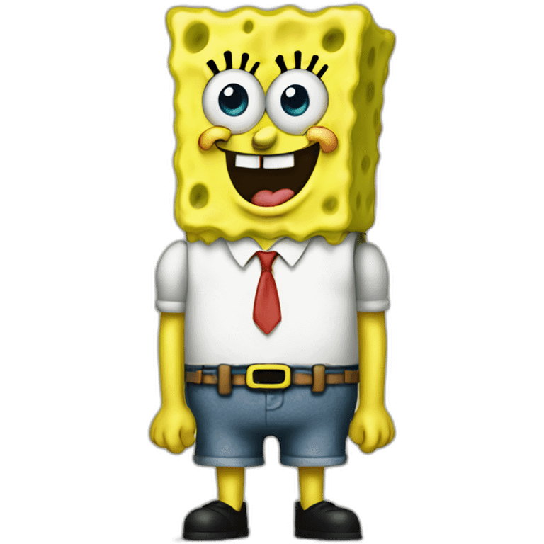 SpongeBob heading out emoji