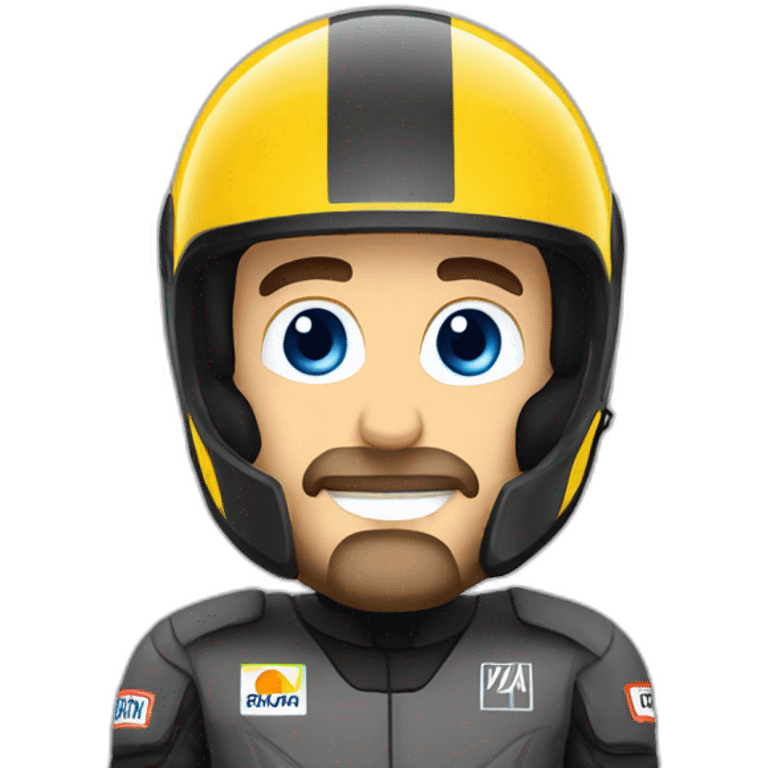 alonso with helmet emoji