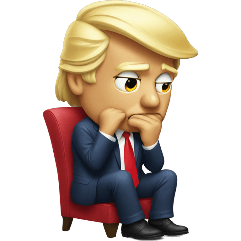 donald trump smelling his foot emoji