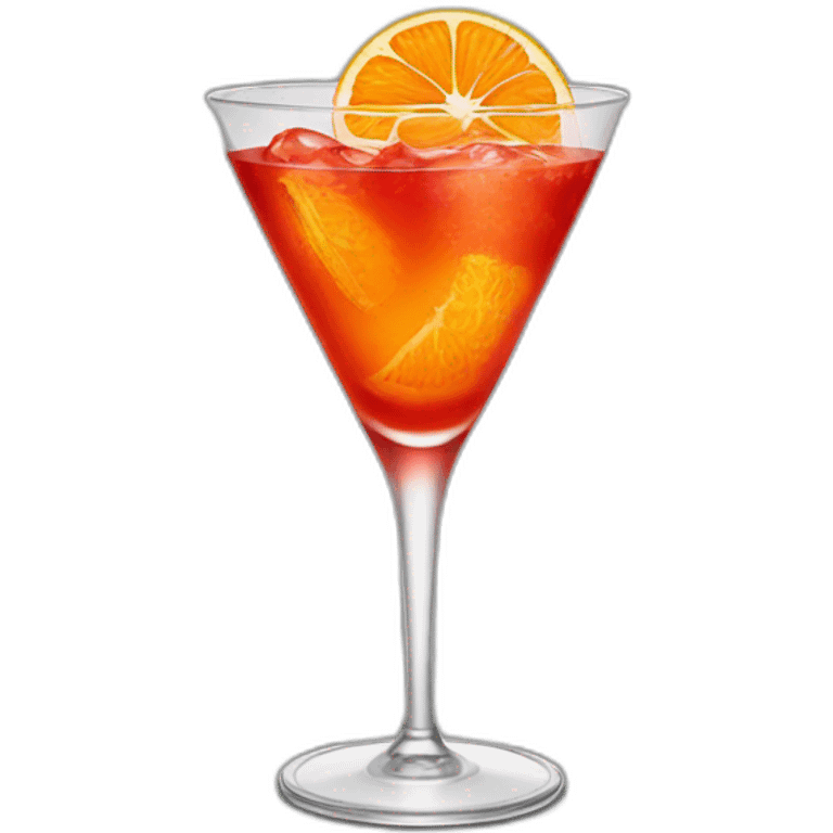 Campari orange drink emoji