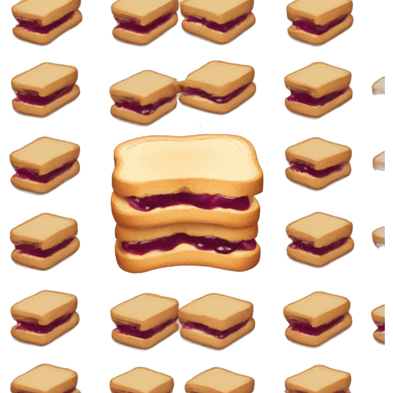 peanut butter and jelly sandwich emoji