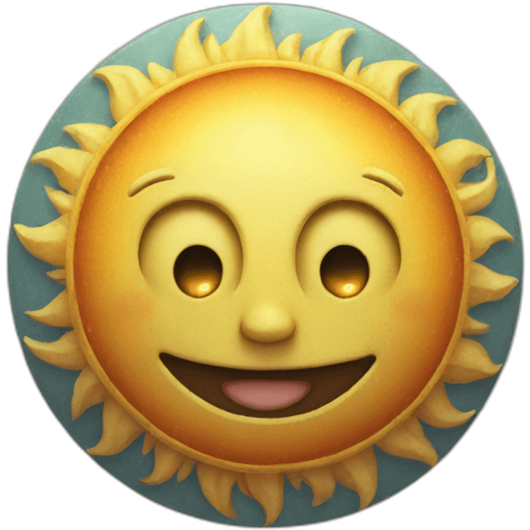 Sun moon emoji