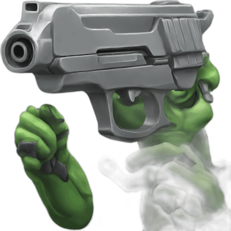 alien gun emoji