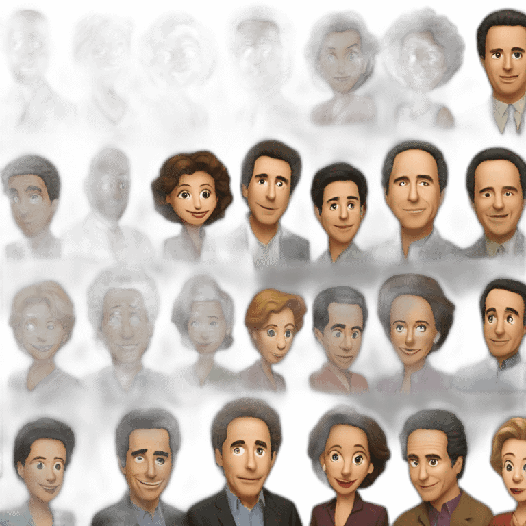 Seinfeld cast emoji