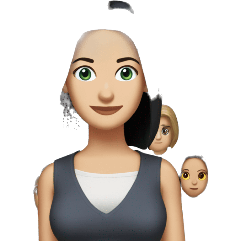 Monica Geller from friends blue eyes emoji