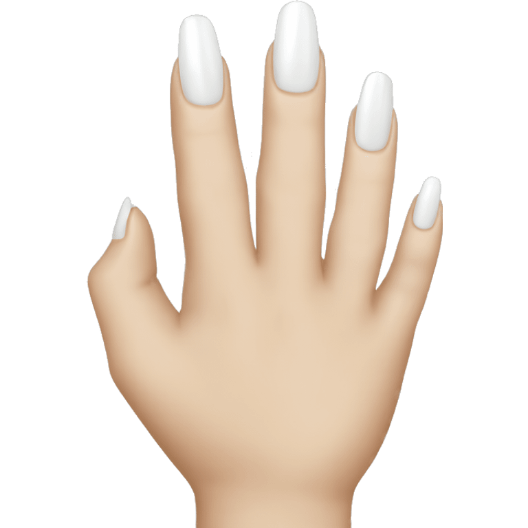 White nails emoji