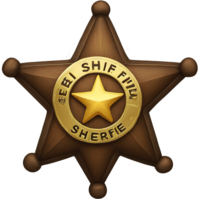 Sheriff star emoji