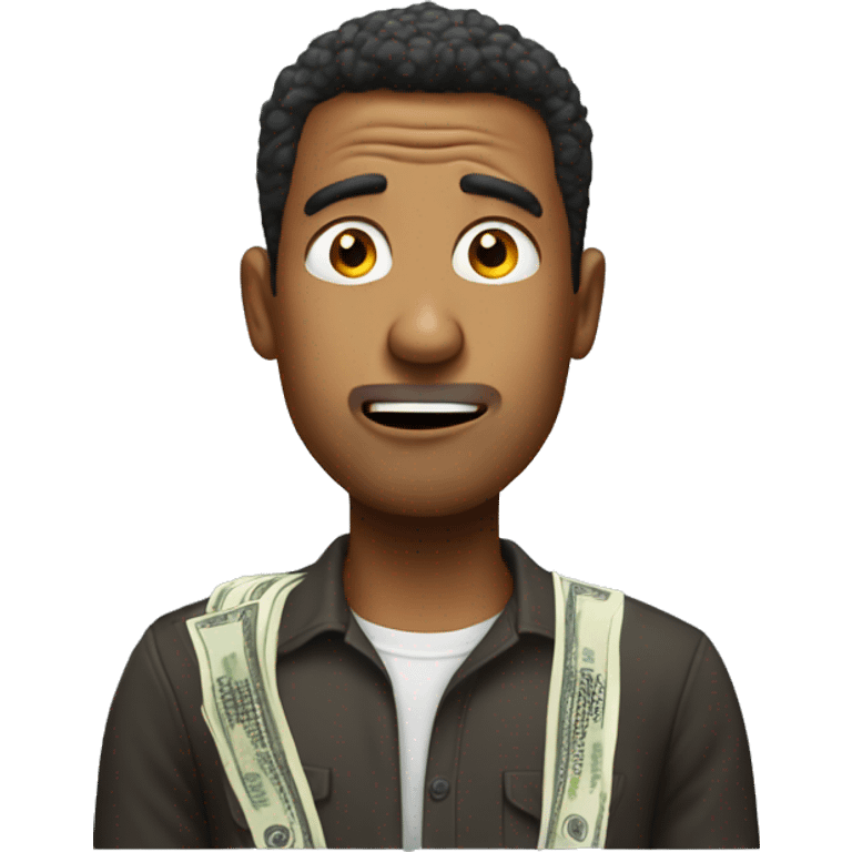 men with money shocked emoji