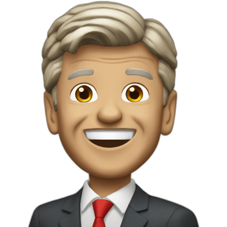 arsene wenger super happy emoji