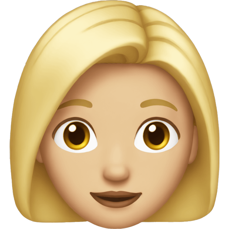 BLONDE HAIR  emoji