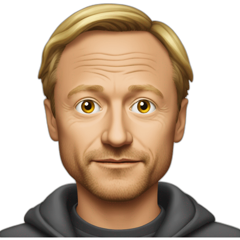 christian lindner als graf-zahl aus der sesamstraße verkleidet emoji