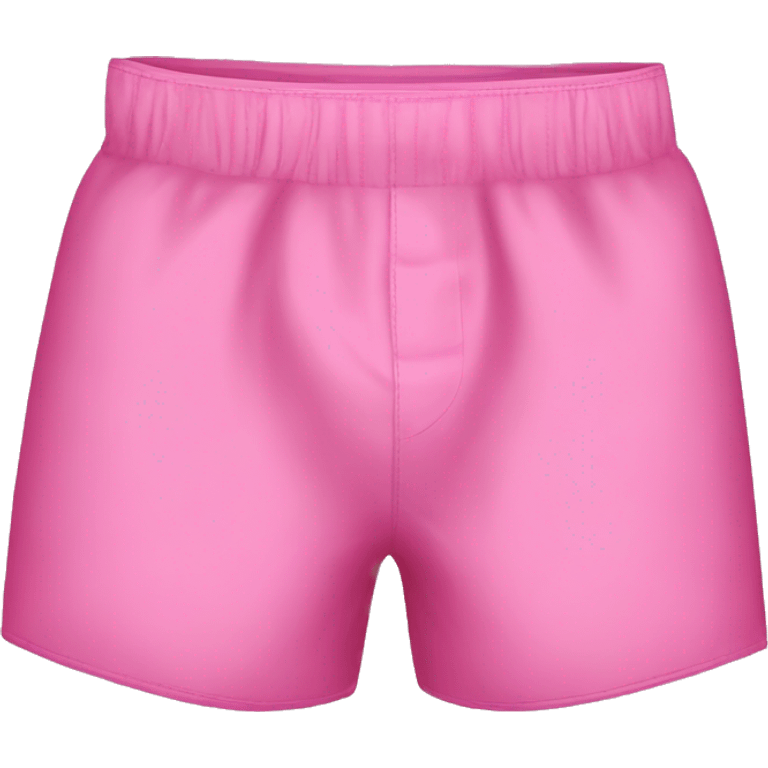 pink boxer-style shorts emoji