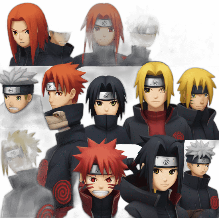 Naruto Akatsuki emoji