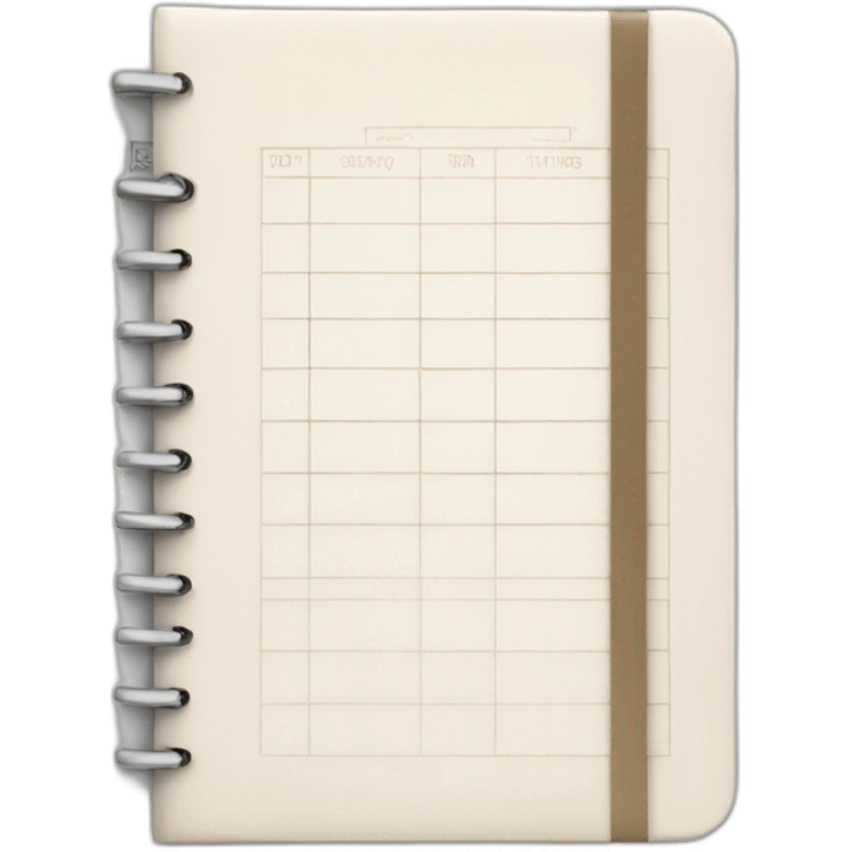 planner book emoji