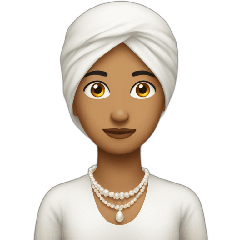 a middle eastern pearl emoji