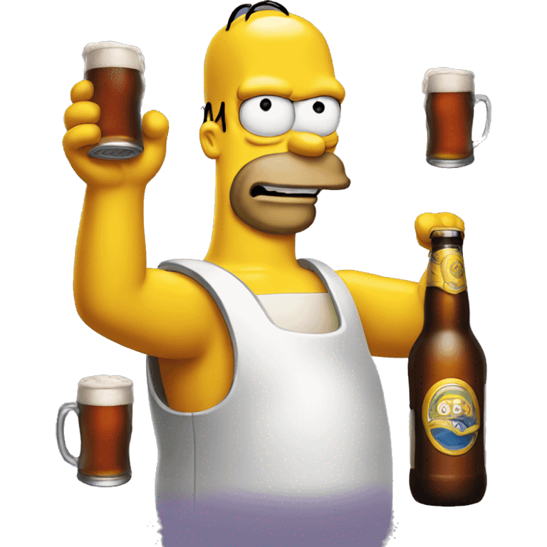 homer beer emoji