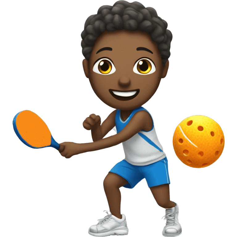 Me playing pickleball  emoji